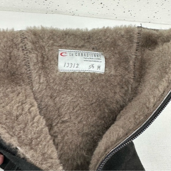 La Canadienne Women’s size 5.5 Black Suede Wedge Boots - Picture 16 of 16